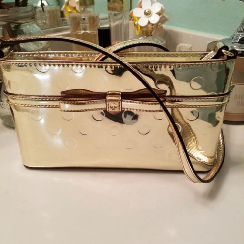 ORIGINAL GOLD KATE SPADE CROSSBODY